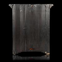 A Chinese Export Gilt Decorated Black Lacquered Chest
