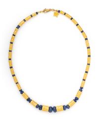 HIGH KARAT GOLD AND SAPPHIRE NECKLACE