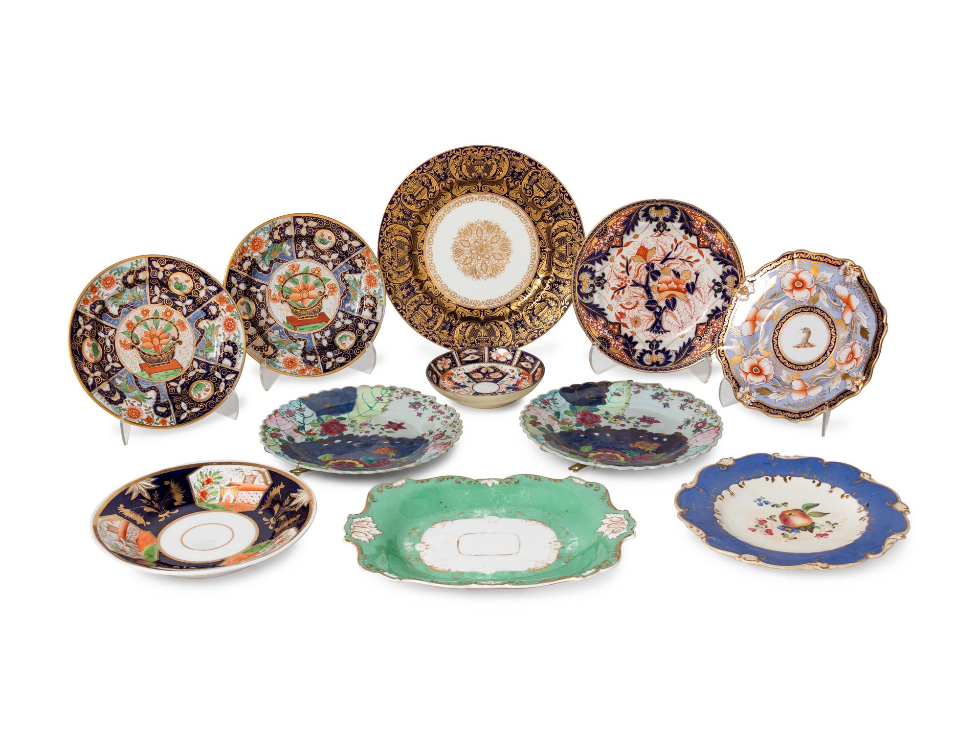A Group of Porcelain Plates