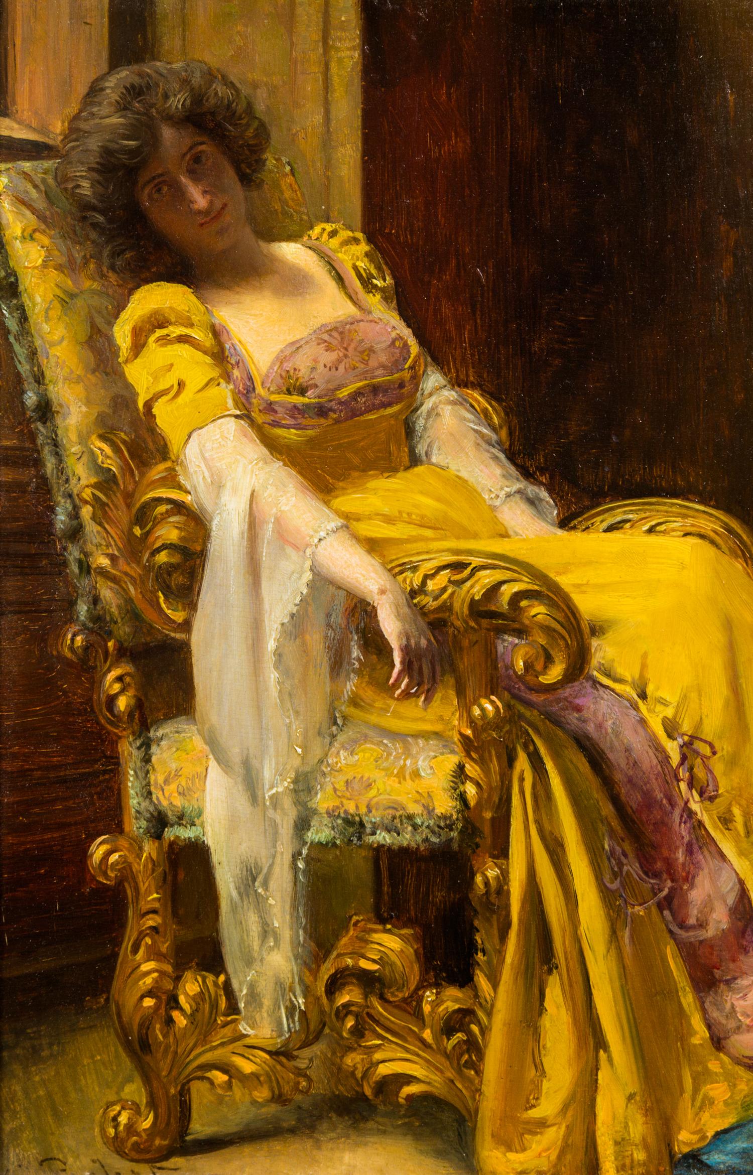 Carl Probst, (Austrian, 1854–1924), Daydreaming