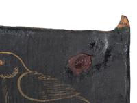 A Pair of Tibetan Painted Wood Door Panels