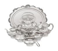 An American Silver Seven-Piece Tea and Coffee Service