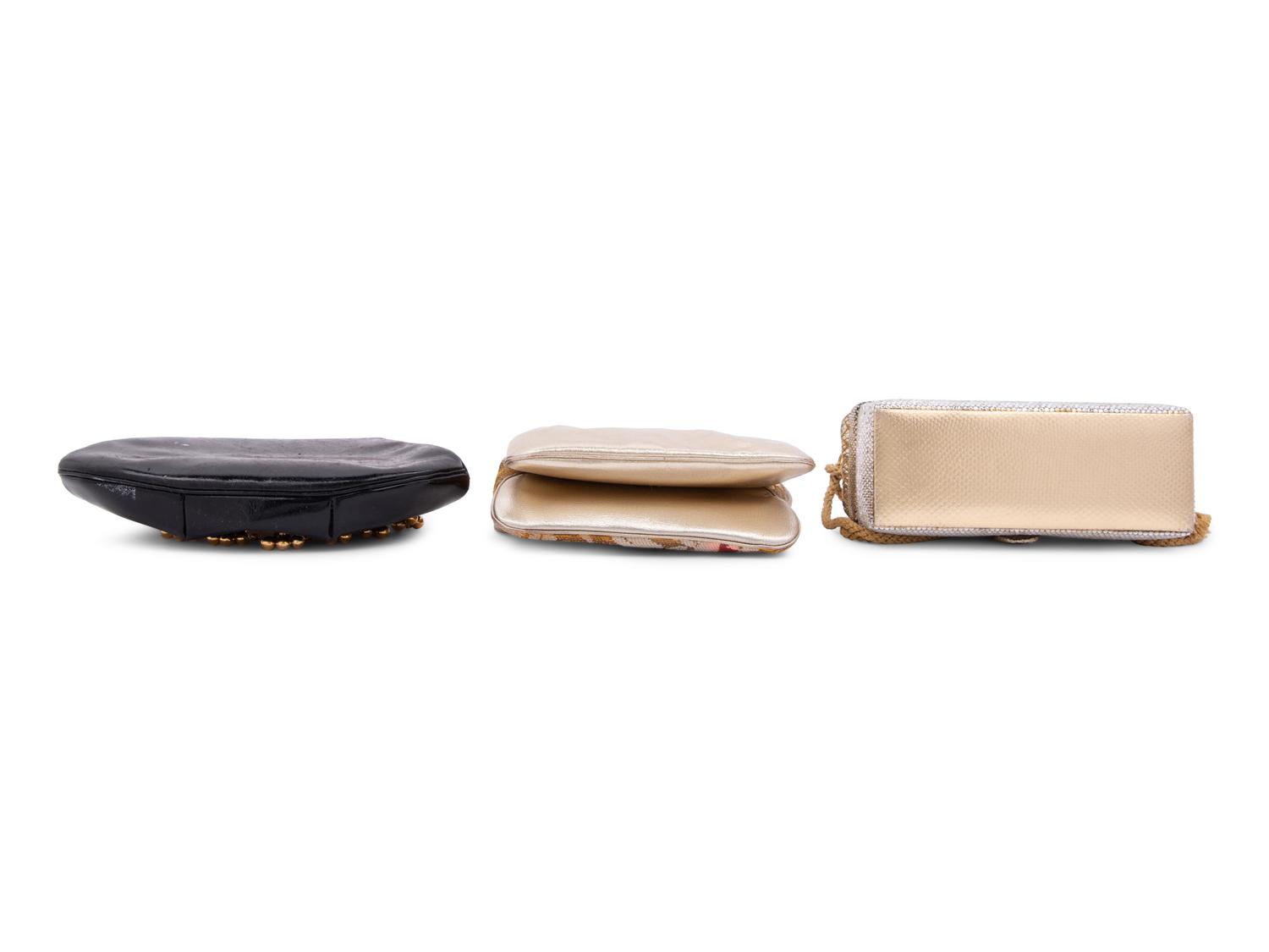 Three Judith Leiber Leather Bags