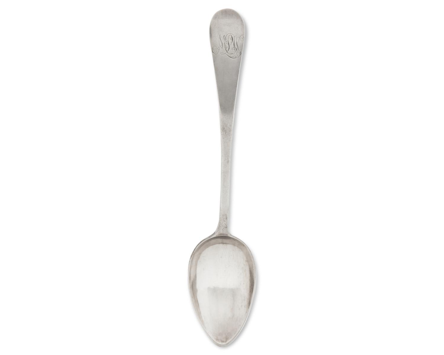 A Silver Tablespoon, Paul Revere, Jr. (1734-1818), Boston, MA, Circa 1770-1790