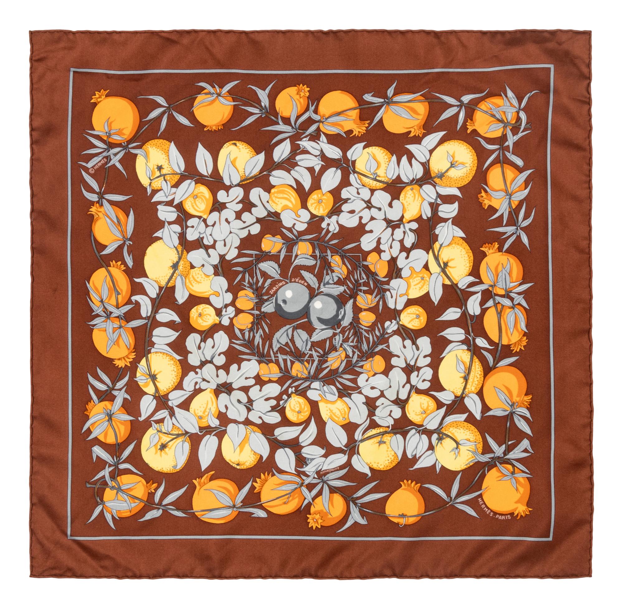 Hermès, Four Scarves of Varying Sizes