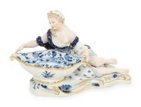A Group of Three Meissen Porcelain Sweetmeat Dishes
