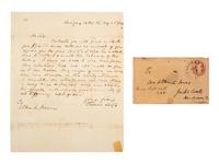 [ENSLAVEMENT] Payment for the rental of enslaved persons discussed in 1856 ALS from Virginia farmer.
