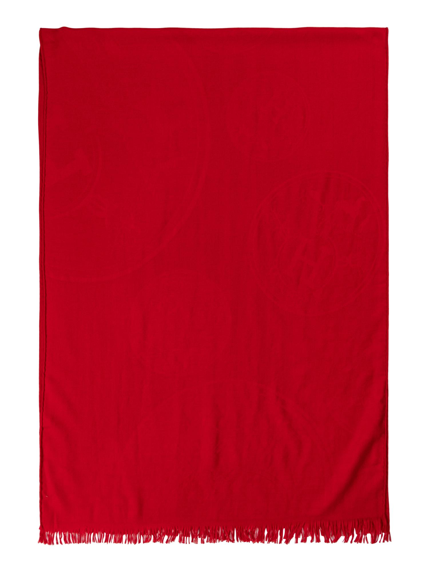 Hermès Red Cashmere Scarf