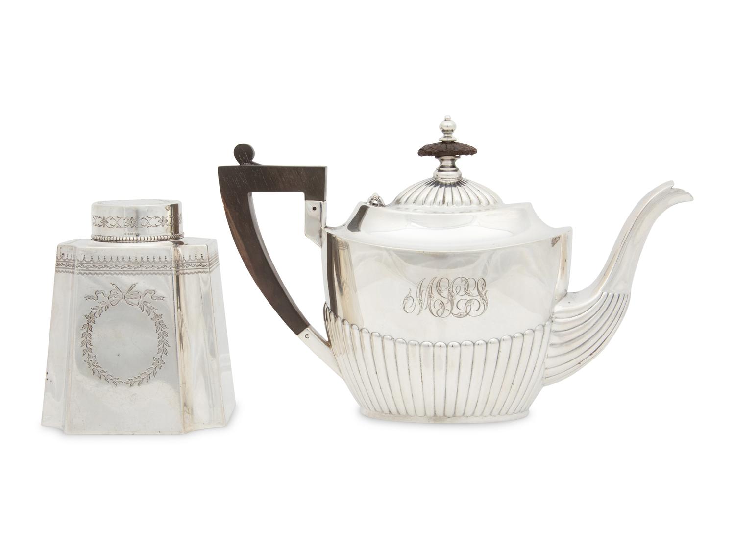 A Group of Gorham Silver Tea Articles