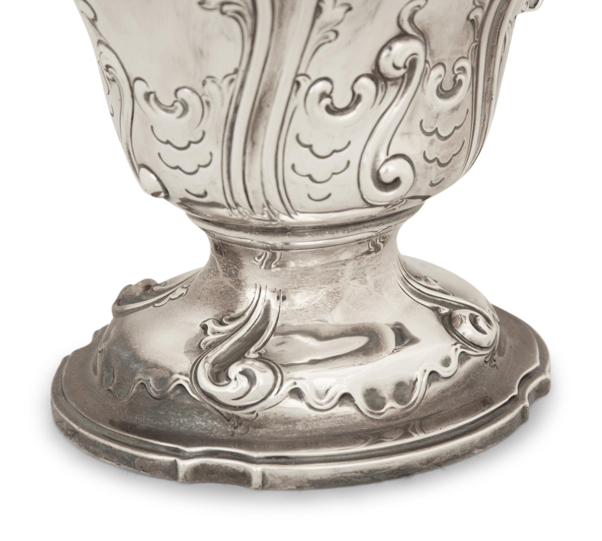 An American Silver Pitcher