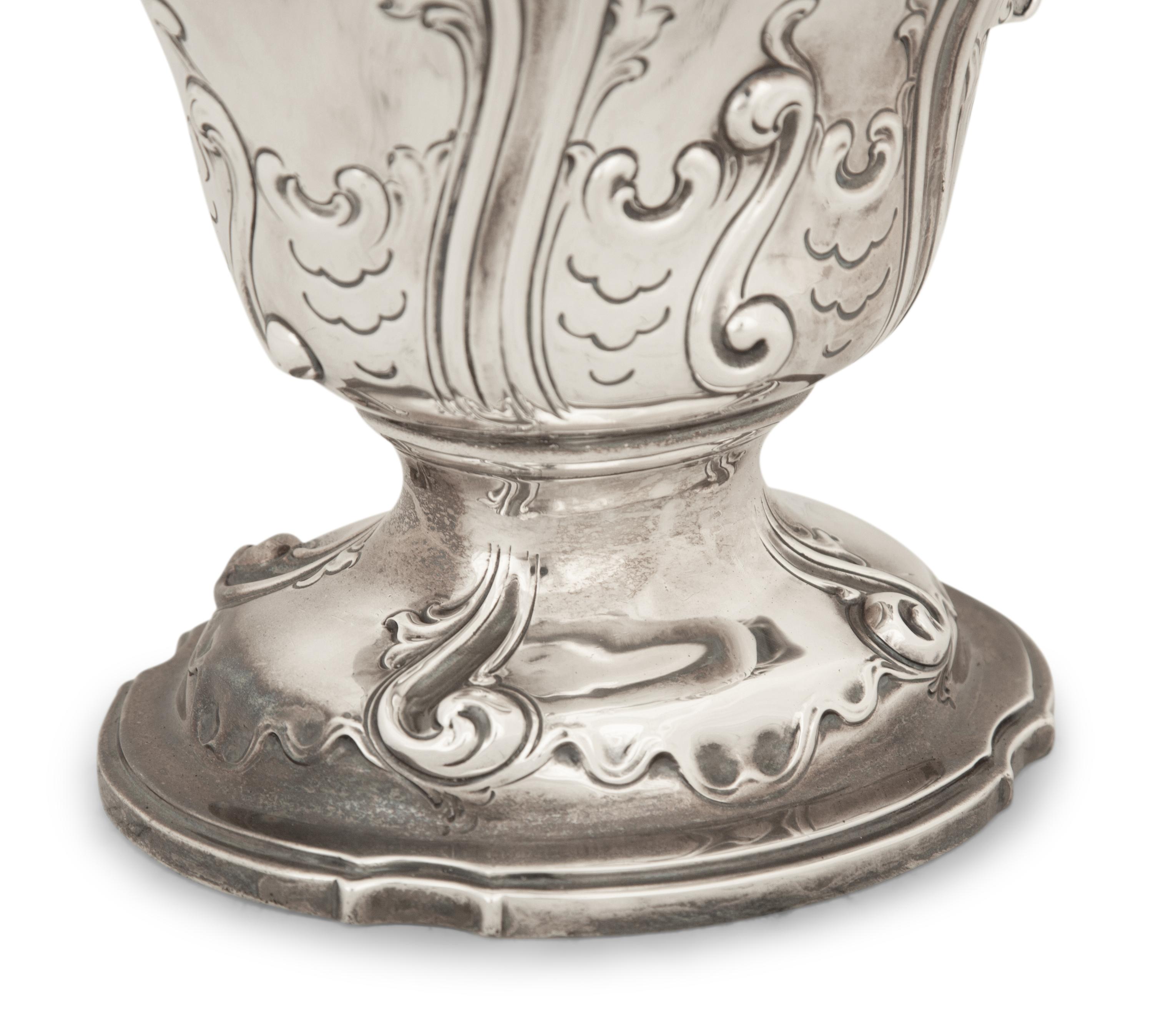 An American Silver Pitcher