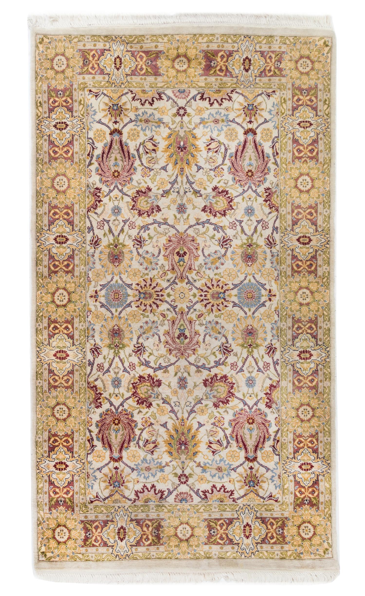 A Kirman Wool Rug 5 feet 1 1/2 inches x 3 feet. — SECOND HALF 20TH CENTURY