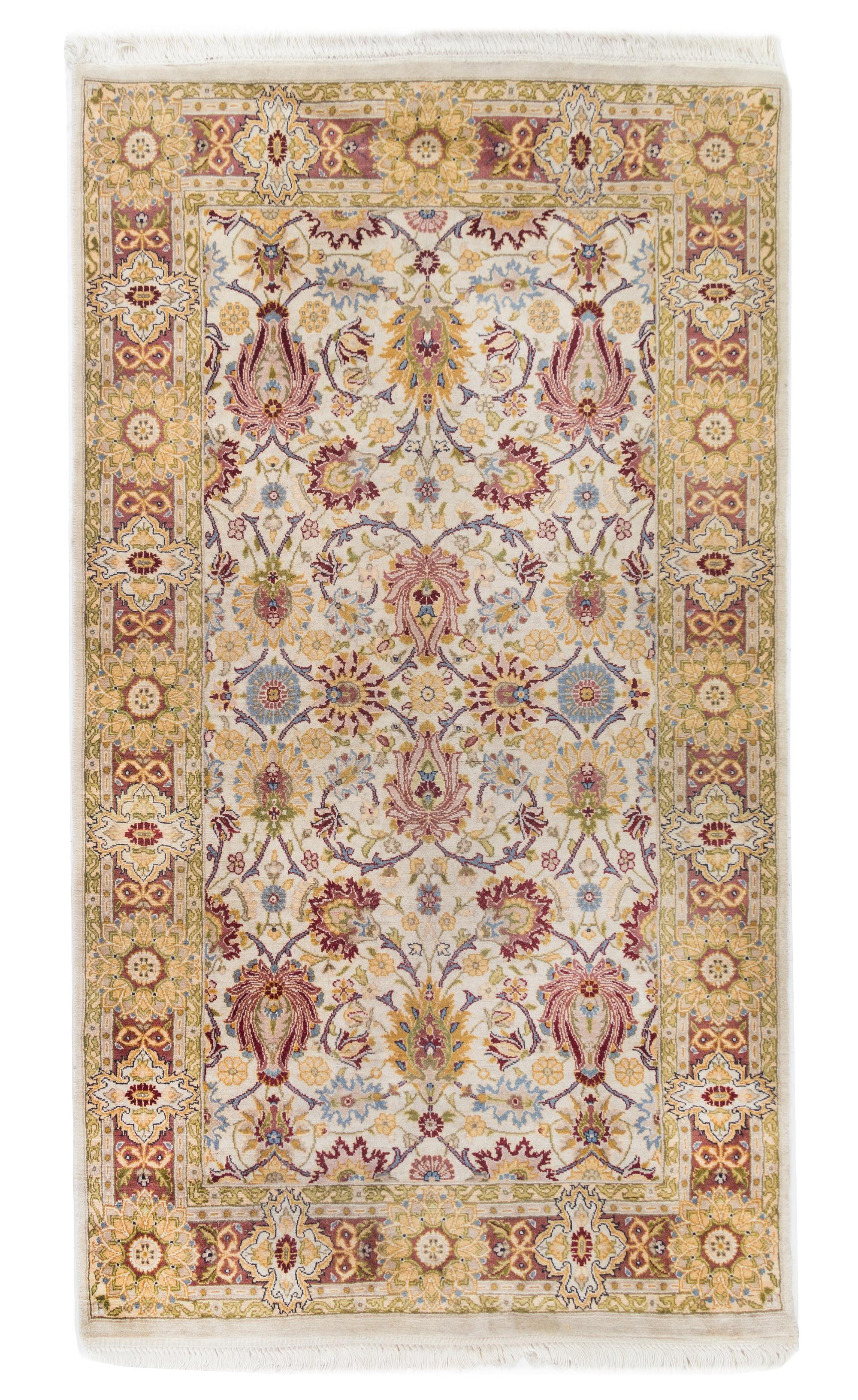 A Kirman Wool Rug 5 feet 1 1/2 inches x 3 feet. — SECOND HALF 20TH CENTURY