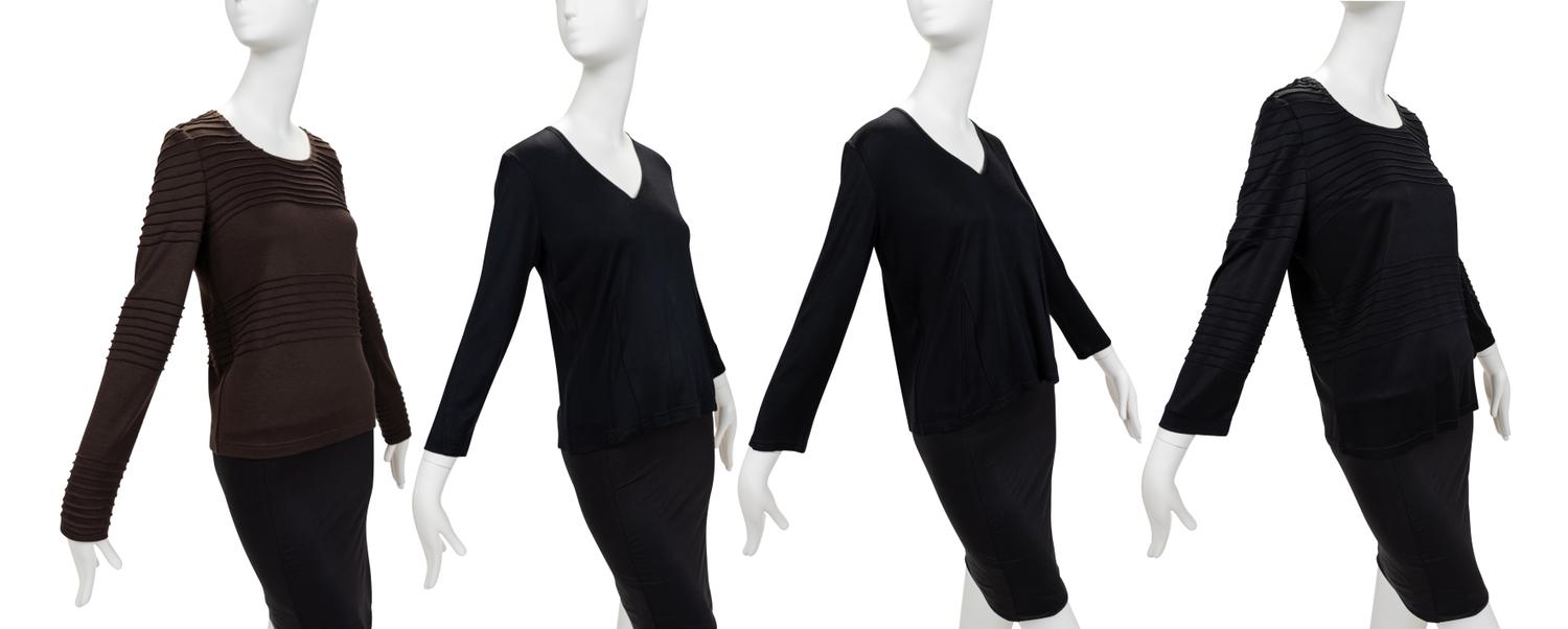 Four Ralph Rucci Knit Tops, 2000-10s