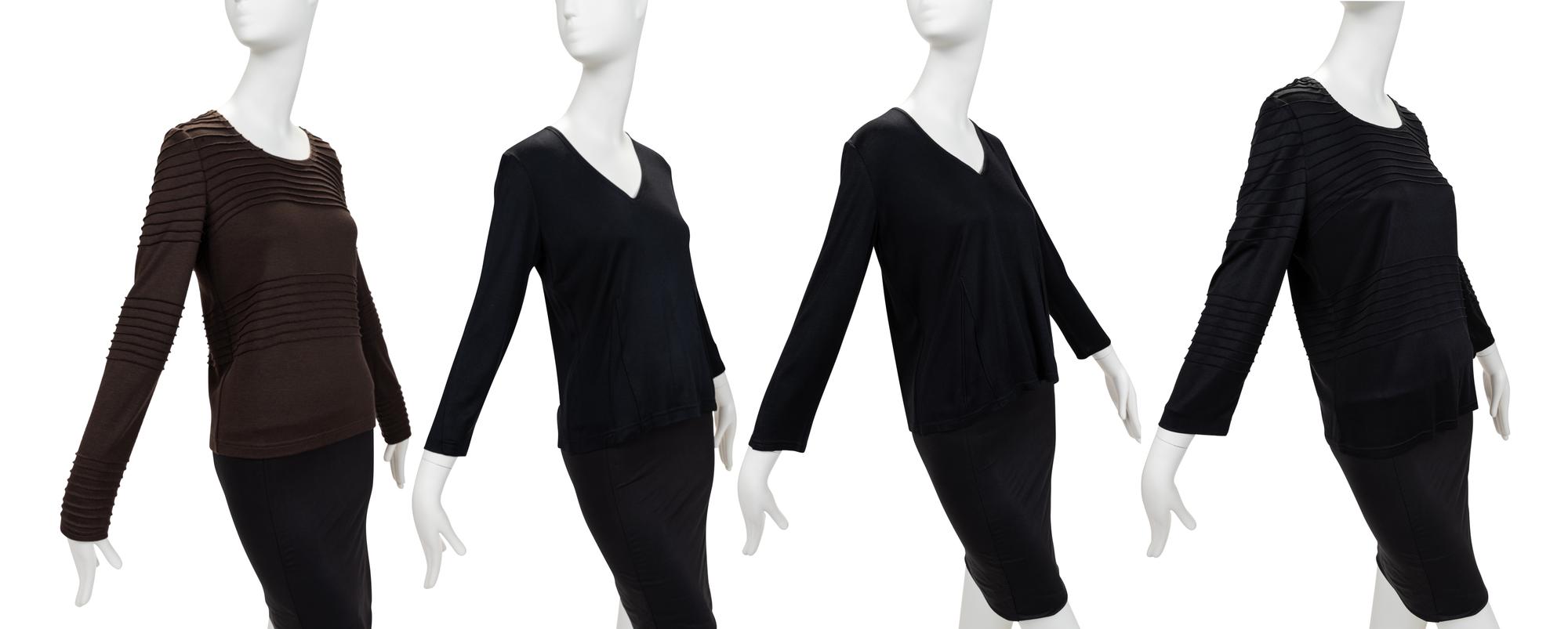 Four Ralph Rucci Knit Tops, 2000-10s