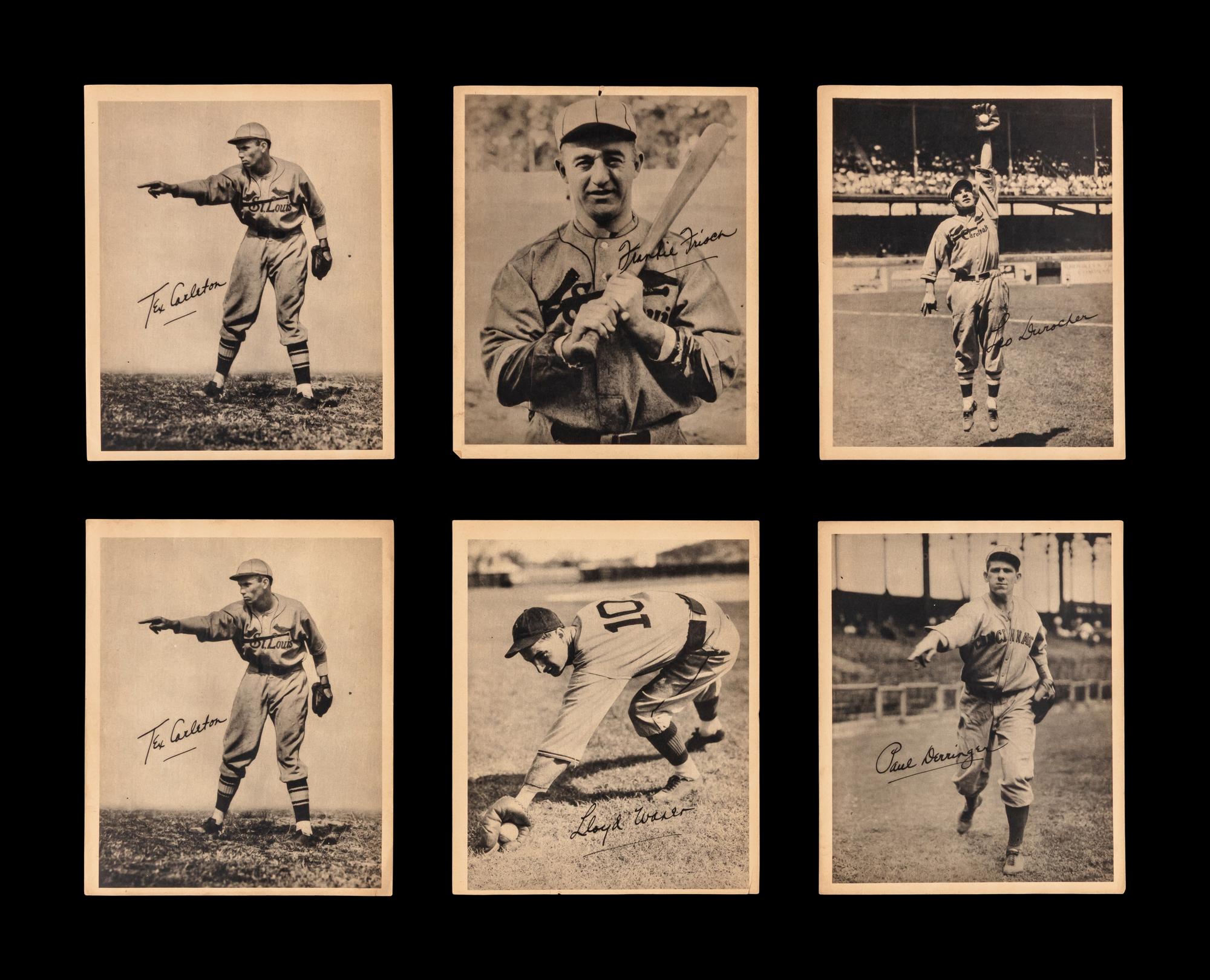 A Collection of 1934 Butterfinger Baseball Premiums Including Multiple Hall of Famers (9)