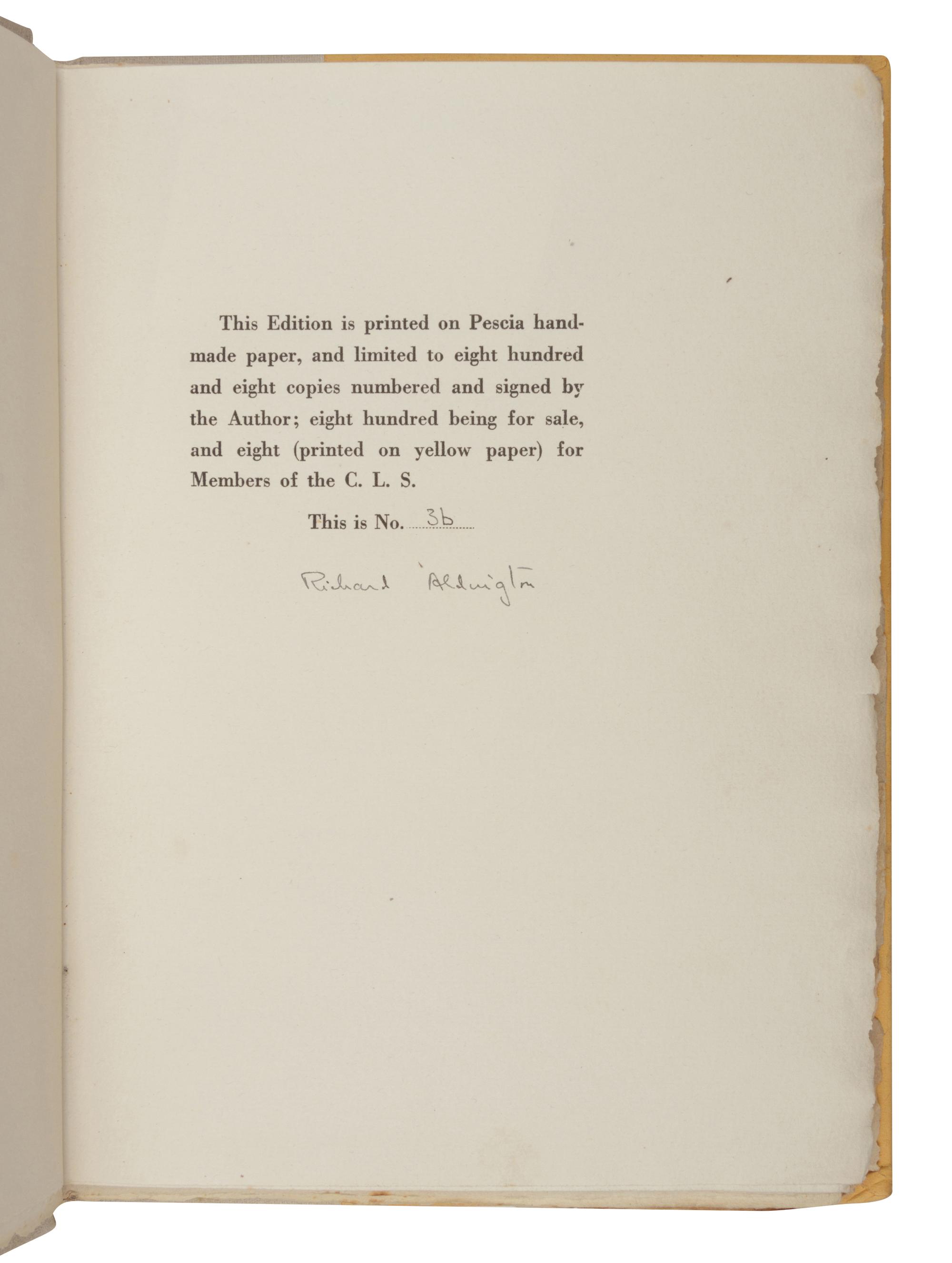 [FINE PRESS]. A group of 8 works, including: