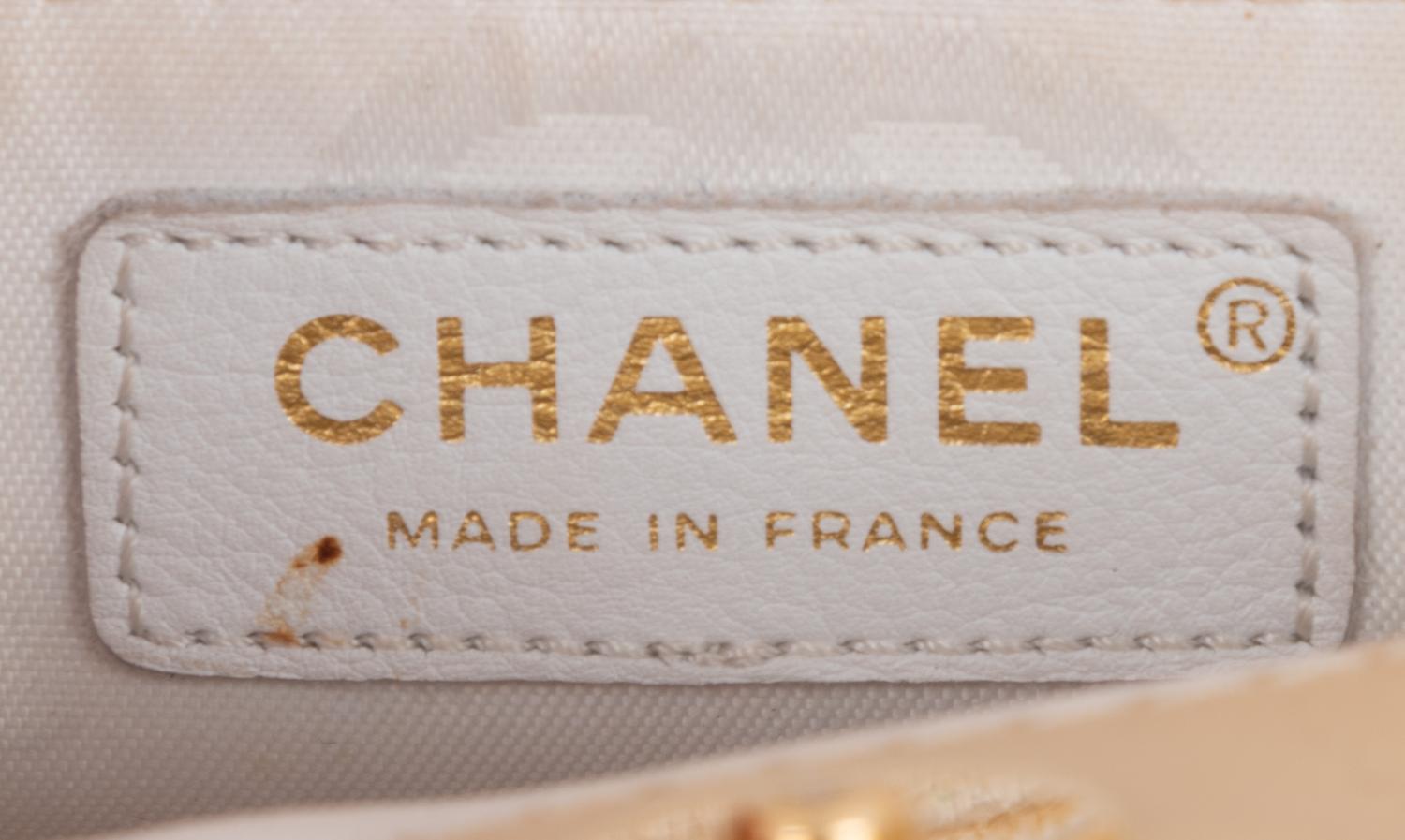 Chanel Cream Quilted Leather Handbag, 2004-05