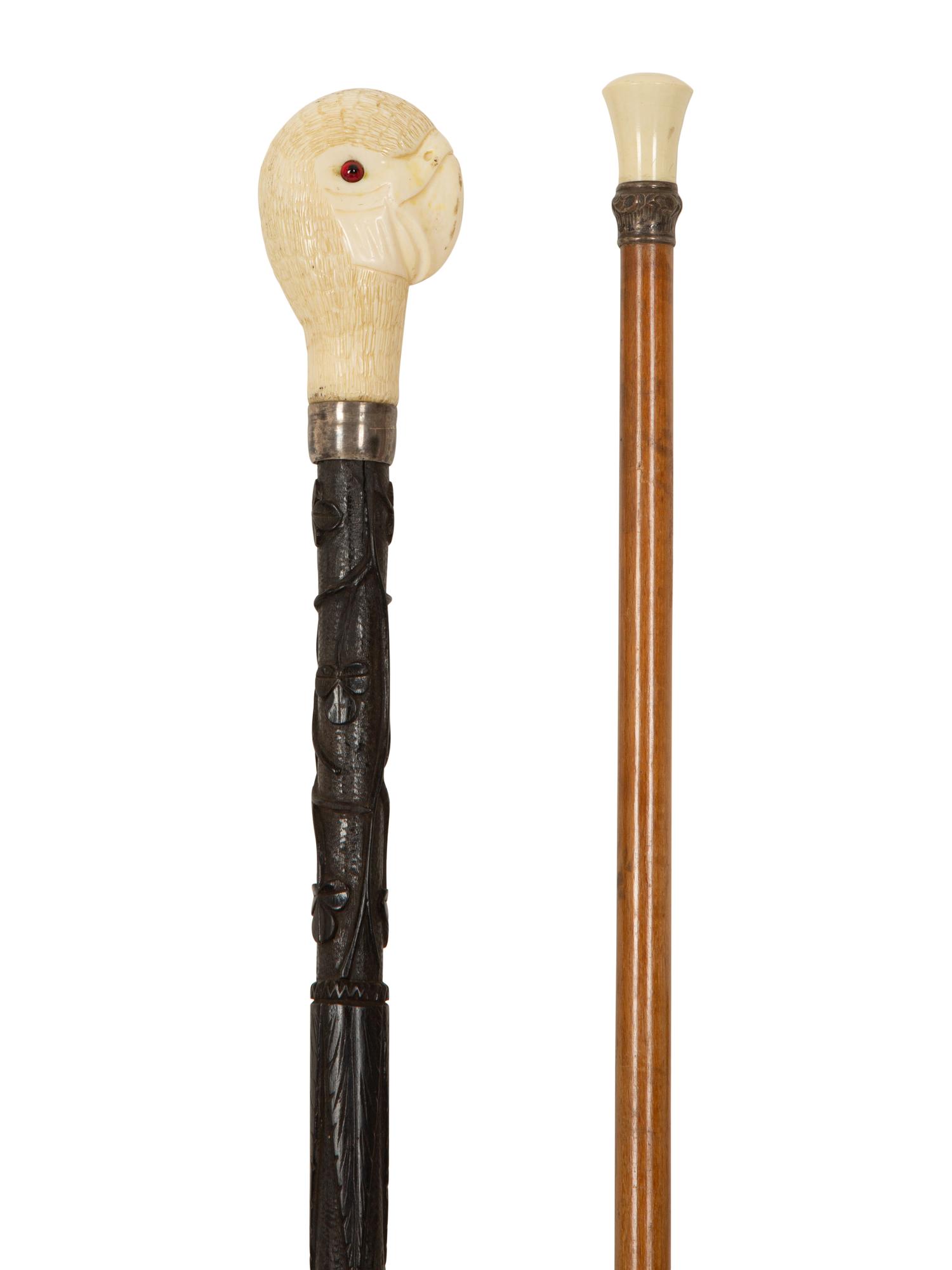 Four Canes or Walking Sticks