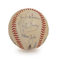A Group of Hall of Fame Baseball Owner Bill Veeck Signed Autograph Items (BAS Beckett Authentication Services Certified),