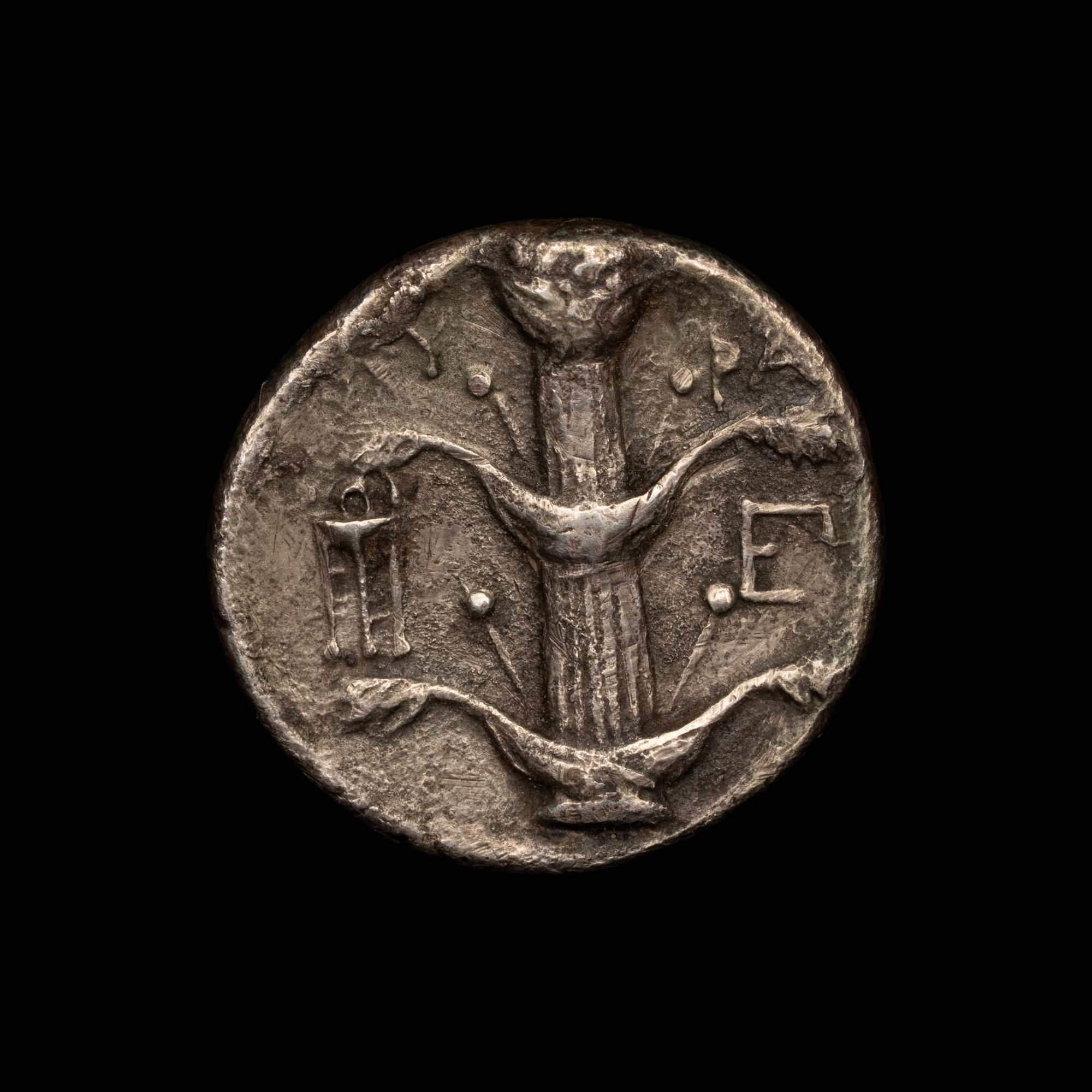 [ANCIENTS] CYRENAICA. Cyrene (c. 308-277 BC). Ar Didrachm (7.2 g, 20mm)
