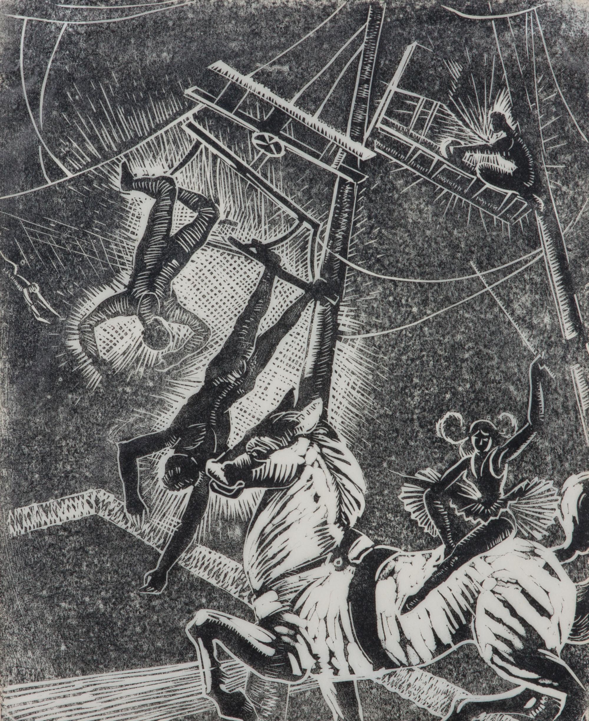 Jessie Beard Rickly, (American, 1895-1975), Tween Sawdust and Canvas