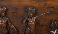 Two Continental Carved Walnut Panels