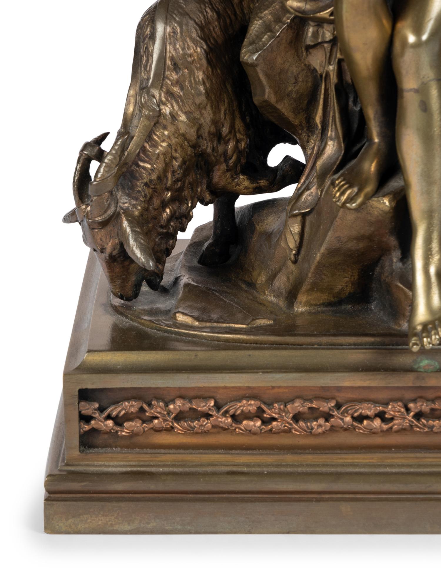 A Continental Bronze Figural Group