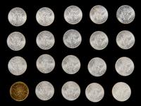 A Group of Twenty United States 1964 John F. Kennedy Half-Dollar Coins