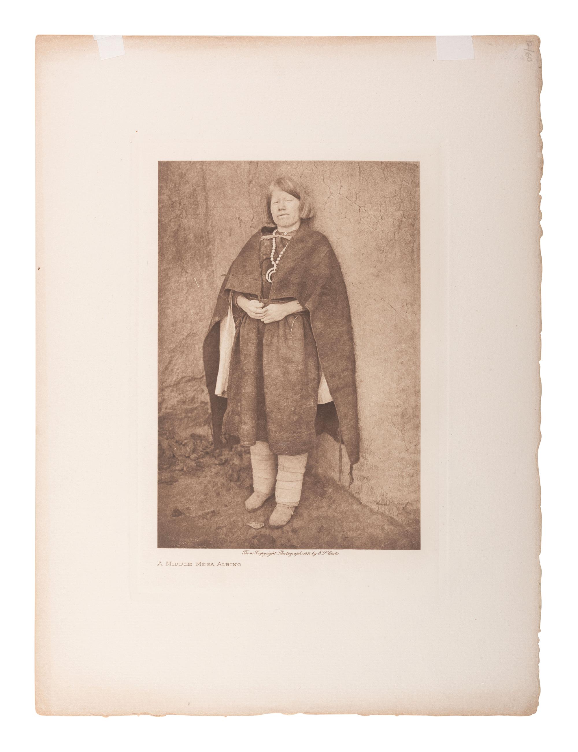 CURTIS, Edward (1868-1952), photographer. A group of 10 photogravures of Southwestern subjects.