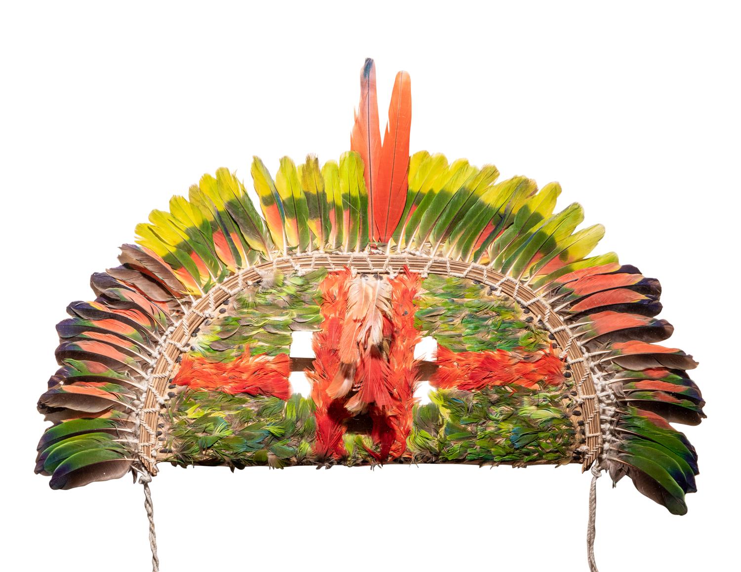 A Juruna Feather Headdress