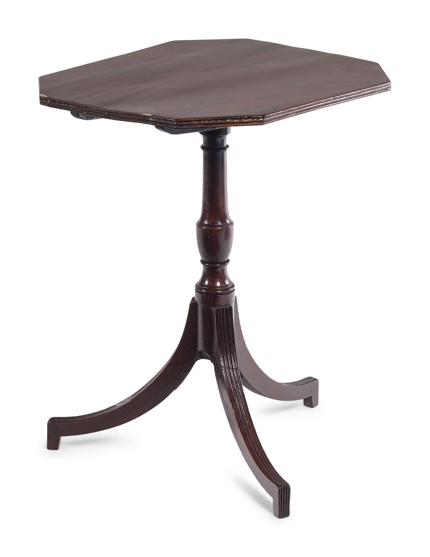 A Regency Style Mahogany Candle Stand
