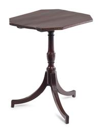 A Regency Style Mahogany Candle Stand
