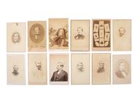 [CIVIL WAR - THE CONFEDERACY]. A group of 25 CDVs, incl. President Jefferson Davis and Confederate Generals JOHNSTON, SMITH, BEAUREGARD, EWELL, and SEMMES.