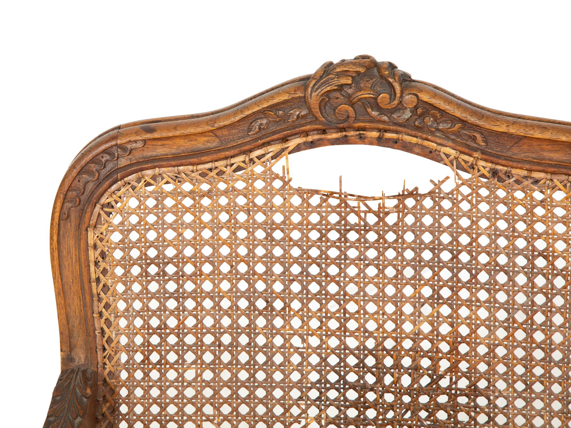 A Louis XV Style Carved Fruitwood Child's Chair
