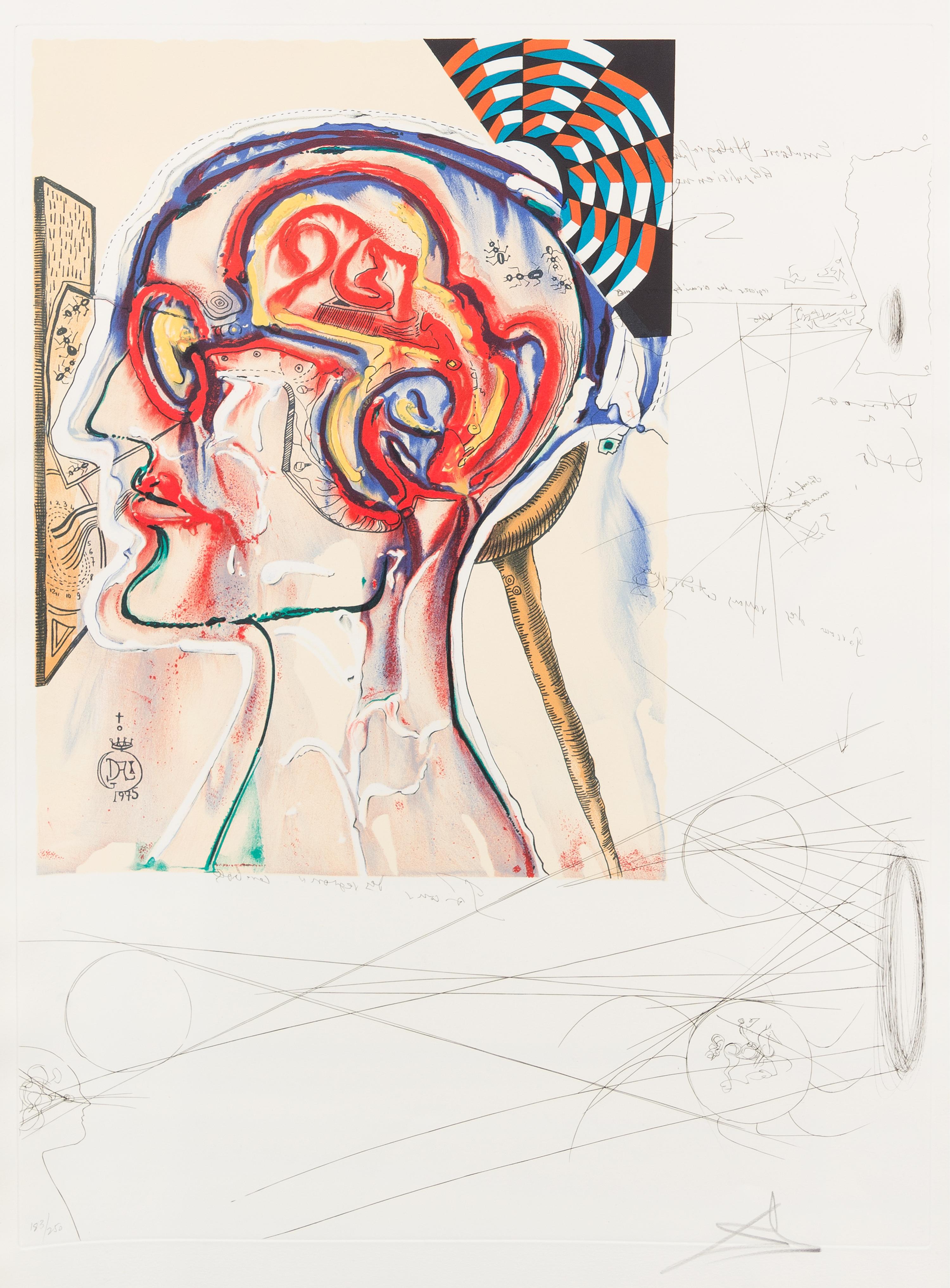 Salvador Dali, (Spanish, 1904-1989), Imaginations and Objects of the Future (suite of 10 with box and text), 1975