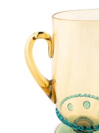 A Murano Blue and Yellow Blown Glass Drink Service