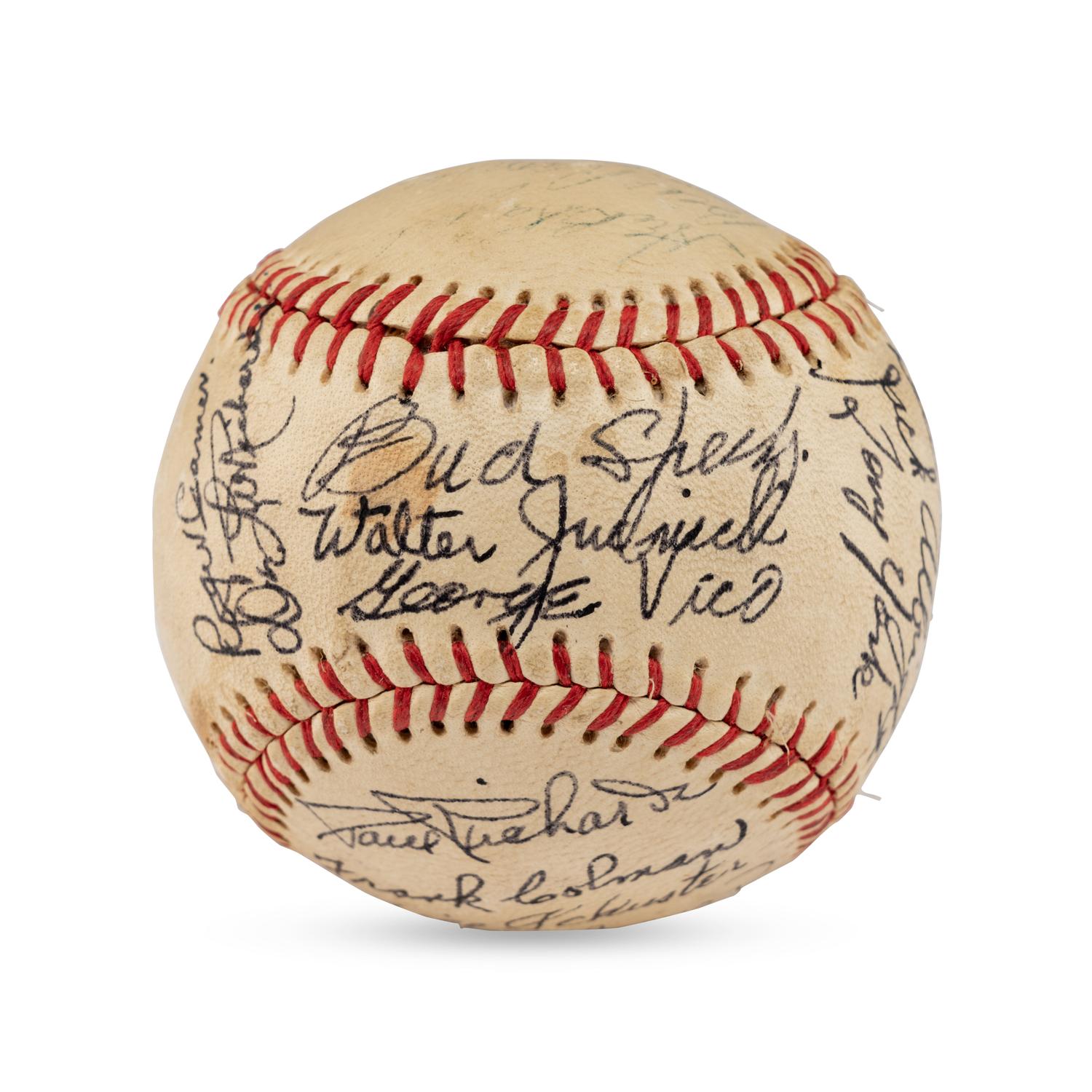 A 1950 Seattle Rainers Team Signed Autograph Baseball