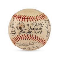 A 1950 Seattle Rainers Team Signed Autograph Baseball