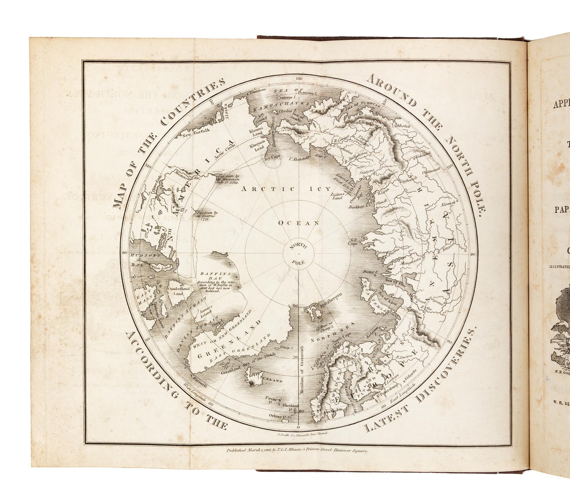 BARRINGTON, Daines (1727-1800). The Possibility of Approaching the North Pole Asserted… A New Edition. With an Appendix ... by Colonel