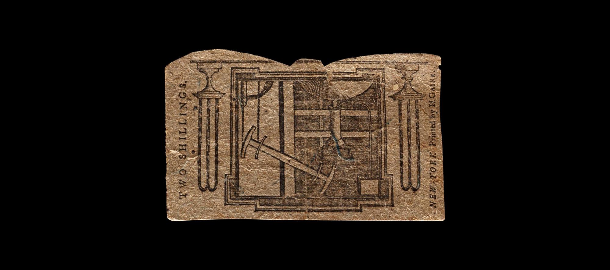 [NEW YORK COLONY] 1/6/1776 2s Note
