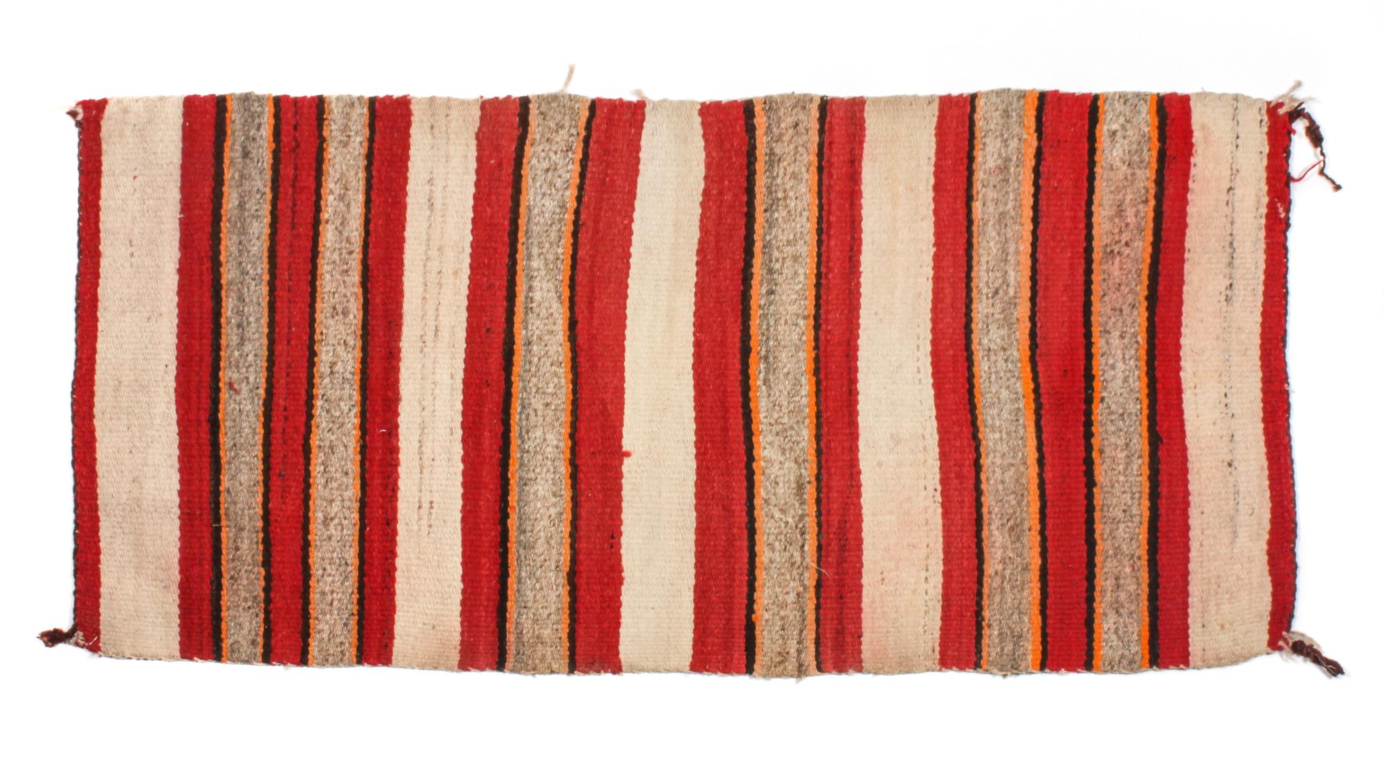 Three Navajo Rugs Largest: 56 x 26 1/2 inches