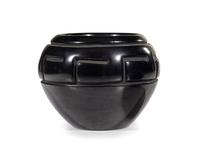 Carved Blackware Pottery