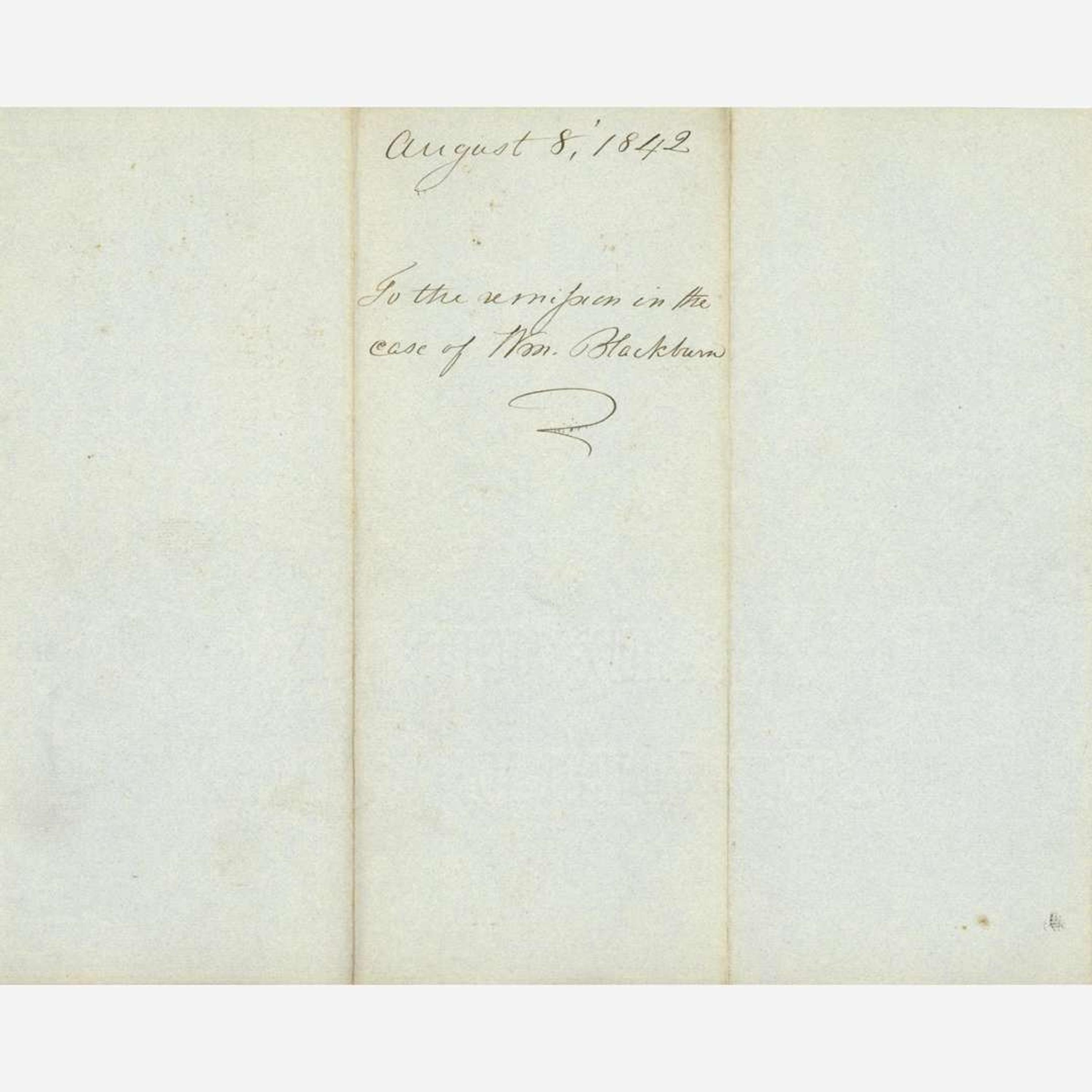 [Presidential] Van Buren, Martin, and John Tyler and Millard Fillmore Group of 3 Signed Documents