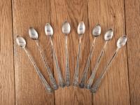 Heavily Stamped Iced Tea Spoons