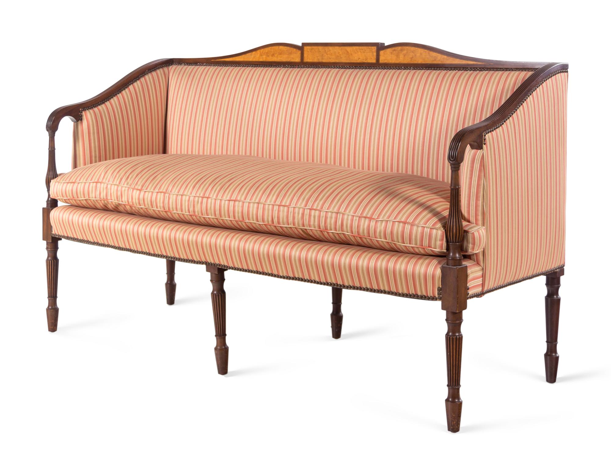 A Federal Style Mahogany Sofa