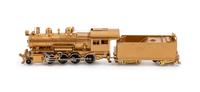 A Factory Boxed Lambeth Associates Brass S-Gauge Pennsylvania Railroad 2-8-0 Locomotive and Tender