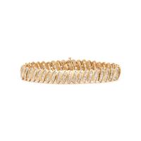 DIAMOND AND YELLOW GOLD BRACELET