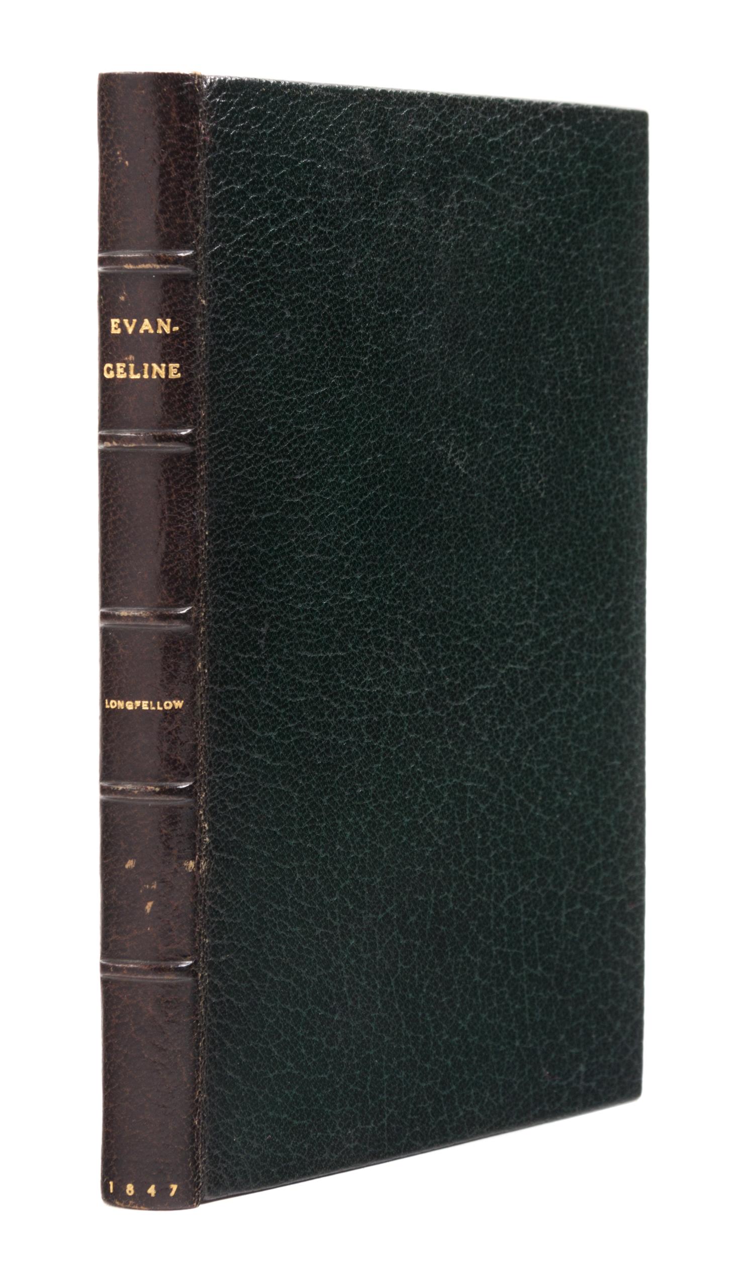 LONGFELLOW, Henry Wadsworth. Evangeline, A Tale of Acadie. Boston: William D. Ticknor & Company, 1847.
