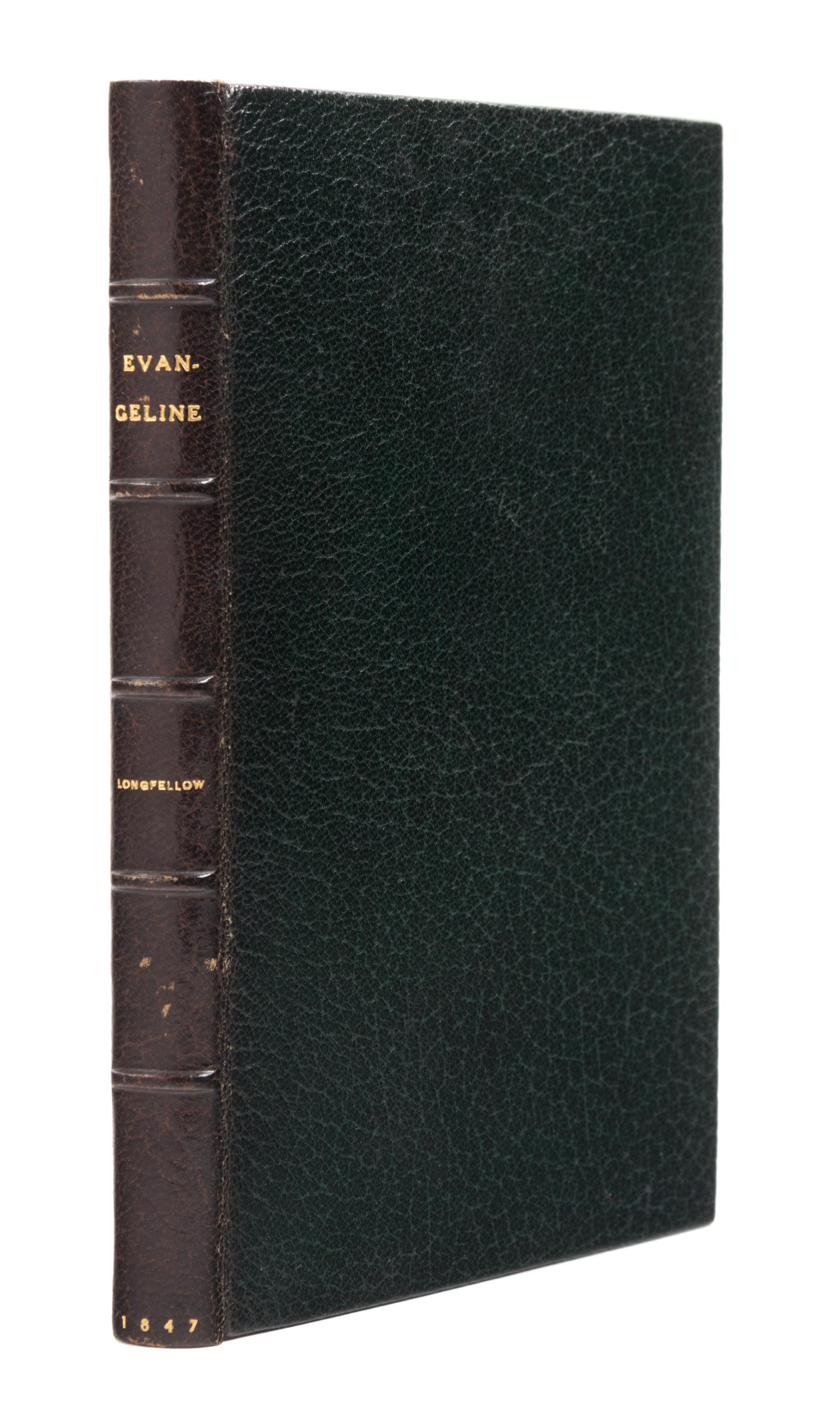 LONGFELLOW, Henry Wadsworth. Evangeline, A Tale of Acadie. Boston: William D. Ticknor & Company, 1847.